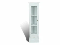 vidaxl Estantería moderna con 3 estantes de madera blanca Blanco Hot