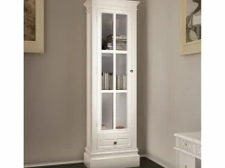 vidaxl Estantería moderna con 3 estantes de madera blanca Blanco Hot