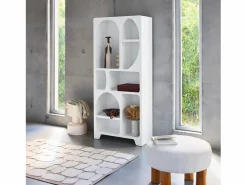 Estantería orgánica de efecto madera con 8 compartimentos^Sweeek Discount