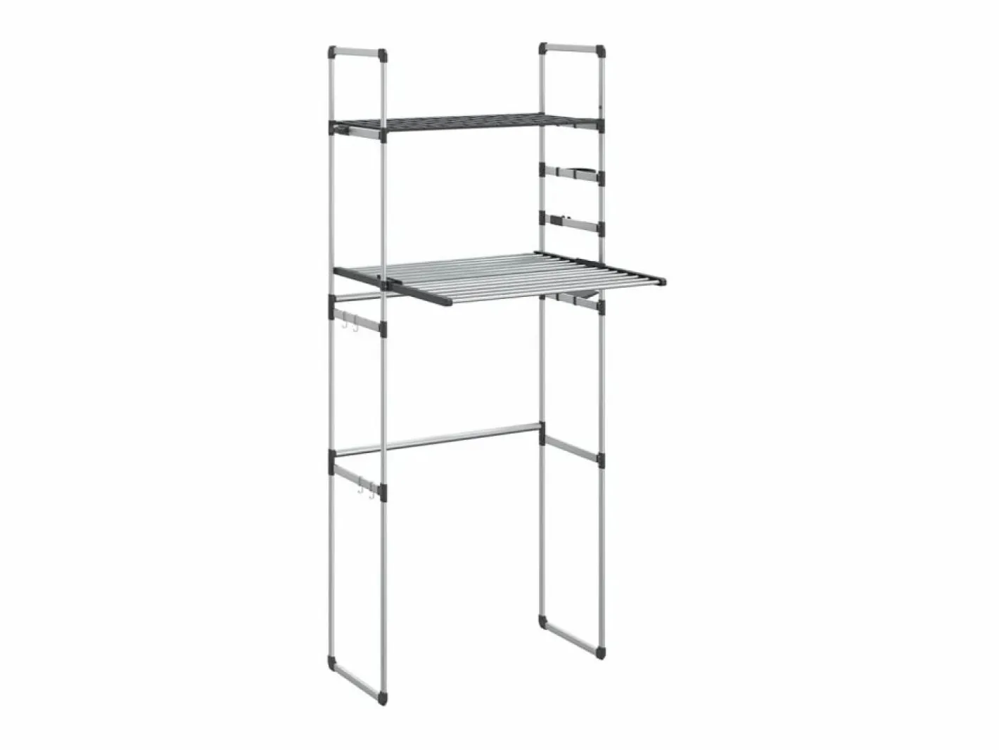 Estantería para lavadora aluminio 77x52x192 cm ES390791^ Best
