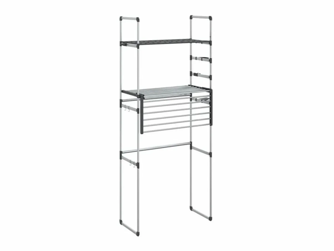 Estantería para lavadora aluminio 77x52x192 cm ES390791^ Best