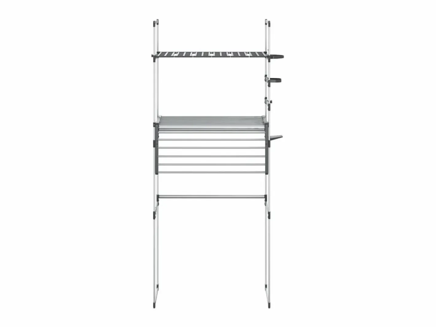 Estantería para lavadora aluminio 77x52x192 cm ES390791^ Best