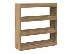 Clicnbuy Estantería para libros Roble artisan 100 x 30 x 103 cm Marru00f3n New