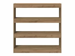 Clicnbuy Estantería para libros Roble artisan 100 x 30 x 103 cm Marru00f3n New