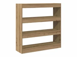Clicnbuy Estantería para libros Roble artisan 100 x 30 x 103 cm Marru00f3n New