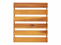 Estantería plegable 3 alturas madera acacia marrón 43x31x63 cm^Clicnbuy
