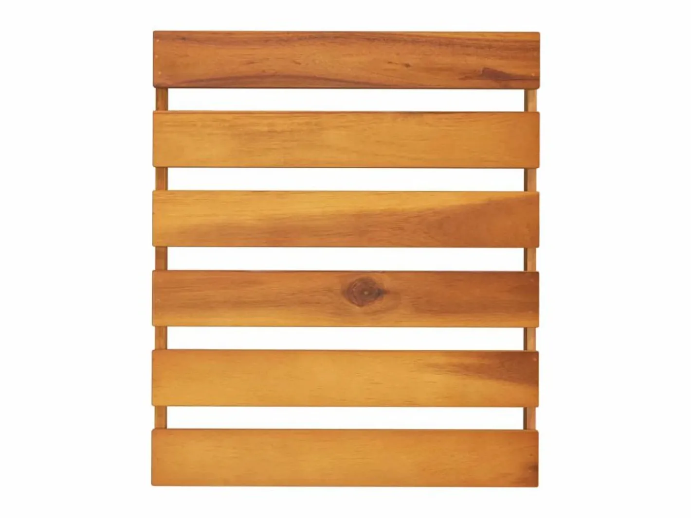 Estantería plegable 3 alturas madera acacia marrón 43x31x63 cm^Clicnbuy