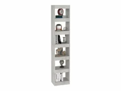 vidaxl Estantería/divisor de espacios hormigón 40x30x198 cm Gris