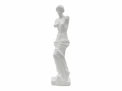 Estatua|Estatua clásica decorativa de mesa en polirresina blanca h49cm estilo griego