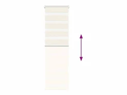 Clicnbuy Estor cebra mármol tejido ancho 35,9 cm poliéster Beige Hot