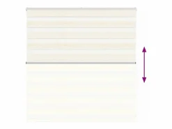 Clicnbuy Estor cebra mármol tejido ancho 145,9 cm poliéster Beige Online