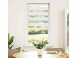 Clicnbuy Persianas De Interior|Estor cebra mármol tejido ancho 60,9 cm poliéster