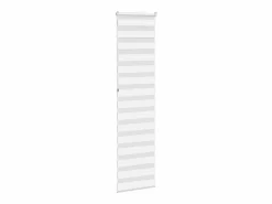 Clicnbuy Estor cebra 55x230 cm tejido ancho 50,9 cm poliéster Blanco Discount