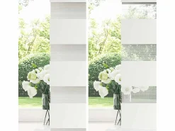 Clicnbuy Estor cebra 55x230 cm tejido ancho 50,9 cm poliéster Blanco Discount