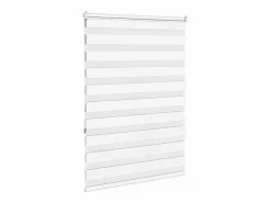 Clicnbuy Estor cebra 110x150 cm tejido ancho 105,9 cm poliéster Blanco Outlet