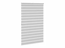 Clicnbuy Estor cebra claro 145x200cm tejido ancho 140,9cm poliéster Gris Outlet