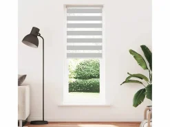 Clicnbuy Persianas De Interior|Estor cebra claro 85x200cm tejido ancho 80,9 cm poliéster