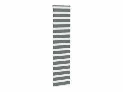 Clicnbuy Estor cebra oscuro 55x200cm tejido ancho 50,9 cm poliéster Gris Outlet