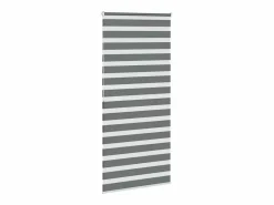 Clicnbuy Estor cebra oscuro 100x200cm tejido ancho 95,9cm poliéster Gris Outlet