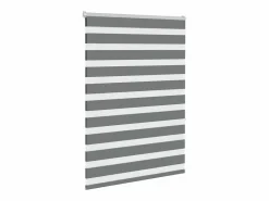 Clicnbuy Persianas De Interior|Estor cebra oscuro 100x150cm tejido ancho 95,9cm poliéster