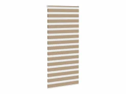 Estor cebra marrón arena tejido ancho 110,9 cm poliéster^Clicnbuy Discount