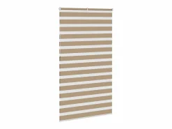 Estor cebra marrón arena tejido ancho 120,9 cm poliéster^Clicnbuy Discount