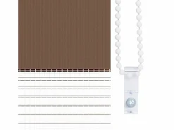 Estor cebra marrón 40x150 cm tejido ancho 35,9 cm poliéster^Clicnbuy Best