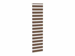 Estor cebra marrón 55x200 cm tejido ancho 50,9 cm poliéster^Clicnbuy New