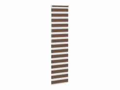 Estor cebra marrón 55x200 cm tejido ancho 50,9 cm poliéster^Clicnbuy New