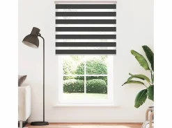 Clicnbuy Persianas De Interior|Estor cebra 120x230 cm tejido ancho 115,9 cm poliéster