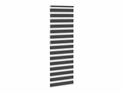 Clicnbuy Estor cebra 85x200 cm tejido ancho 80,9 cm poliéster Negro Online