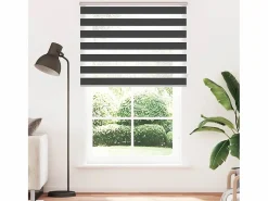 Clicnbuy Persianas De Interior|Estor cebra 150x200 cm tejido ancho 145,9 cm poliéster