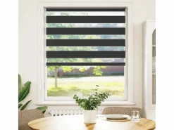 Clicnbuy Persianas De Interior|Estor cebra 95x100 cm tejido ancho 90,9 cm poliéster