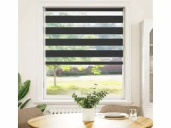 Clicnbuy Persianas De Interior|Estor cebra 110x150 cm tejido ancho 105,9 cm poliéster