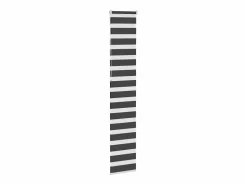 Clicnbuy Estor cebra 45x230 cm tejido ancho 40,9 cm poliéster Negro New