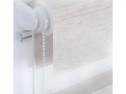 Helloshop26 Estor doble enrollable de instalación rápida sin necesidad de taladrar aislante térmico día y noche 45x150cm haya 19_0000857 Beige Best