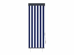 Estor enrollable de exterior y blanco 60x250 cm ES321752^