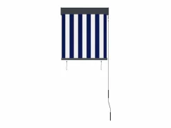 Estor enrollable de exterior y blanco 60x250 cm ES321752^