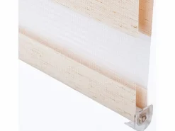Estor enrollable doble capa Zebra Roller Día y Noche 45x150 cm Natural 19_0000922^Helloshop26 Discount