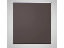 Helloshop26 Estor enrollable marrón opaco de 160 x 230 cm cortina para ventana persiana de privacidad 4102072 Negro Outlet