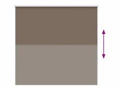 Estor Enrollable Opaco Color Café 145x150 cm Tela Ancho 141,6cm^Clicnbuy Outlet
