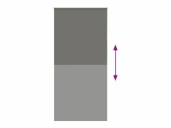 Clicnbuy Persianas De Interior|Estor Enrollable Opaco 90x230 cm Tela Ancho 85,7 cm