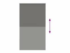 Clicnbuy Persianas De Interior|Estor Enrollable Opaco 120x230 cm Tela Ancho 116,6 cm