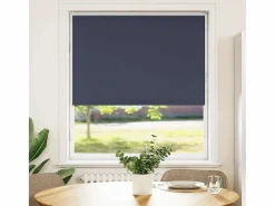 Clicnbuy Estor Enrollable Opaco marino 90x150 cm Tela Ancho 85,7 cm Azul Clearance