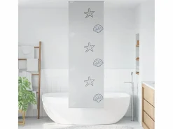 Clicnbuy Estor enrollable para ducha tela 60x240 cm ancho 56 cm Gris Clearance