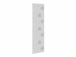 Clicnbuy Estor enrollable para ducha tela 60x240 cm ancho 56 cm Gris Clearance