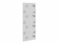 Clicnbuy Estor enrollable para ducha tela 100x240 cm ancho 96 cm Gris Best