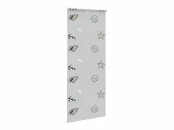 Clicnbuy Estor enrollable para ducha tela 100x240 cm ancho 96 cm Gris Best