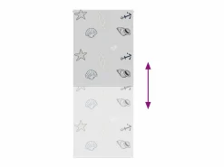 Clicnbuy Estor enrollable para ducha tela 100x240 cm ancho 96 cm Gris Best
