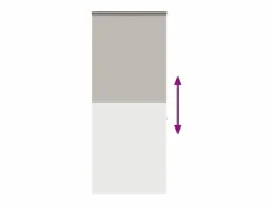 Estor enrollable para ducha casete tela 90x240 cm ancho 86 cm^Clicnbuy Hot